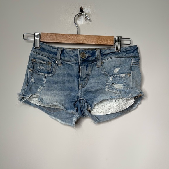 American Eagle Outfitters Pants - American Eagle outfitters size double zero stretch with lace pockets